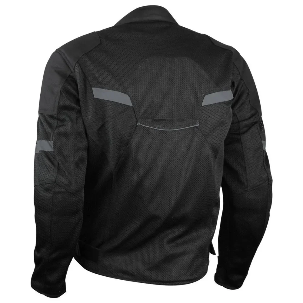 NWT Advance Vance VL1622B Mens All Weather Season CE Armor Mesh Moto Jacket - Picture 2 of 11